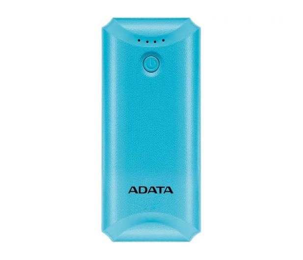 ADATA Power Bank P5000 (5000 mAh, niebieski) - 546276 - zdjęcie